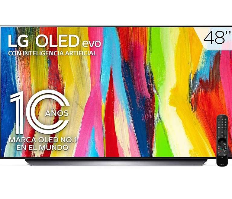 Amazon: Pantalla LG OLED 48 4K C2 PRIME sin promos bancarias