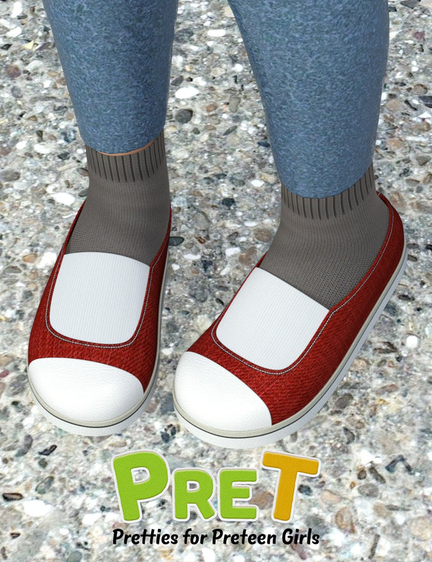 PreT Girls Slipon for Genesis 8 Females