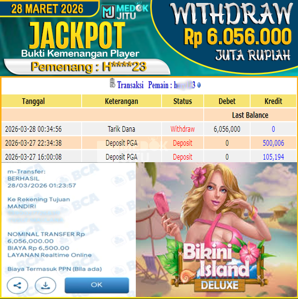 jackpot-permainan-slot--habanero-bikini-island-rp-6056000-dibayar-lunas-di-medokjitu