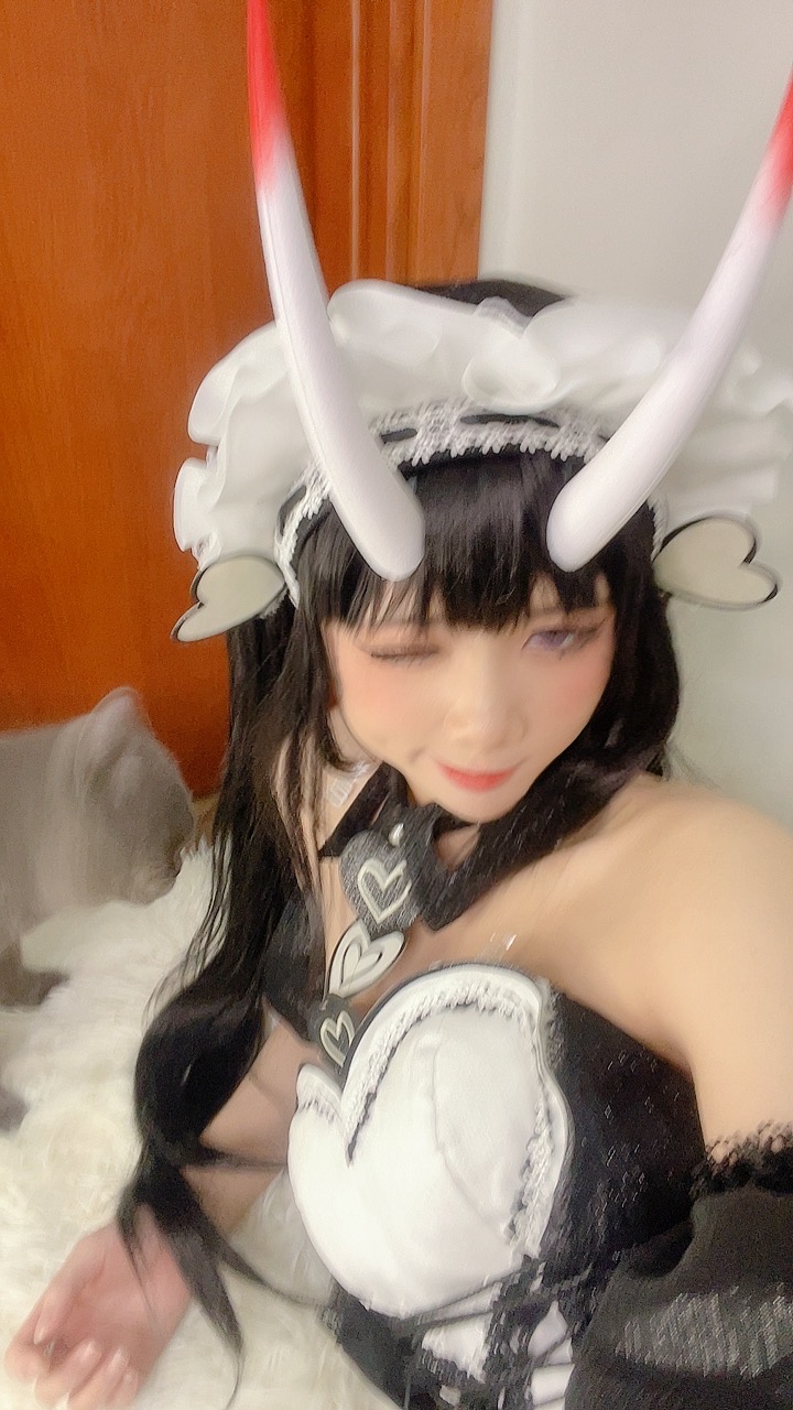 PoppaChan Noshiro Maid Cosplay (Azur Lane) – 117 Photos 11 Videos 408MB插图8