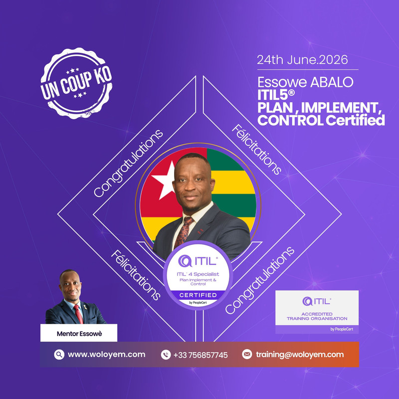 Essowe-ITIL-PIC-Certified-22-6-2026