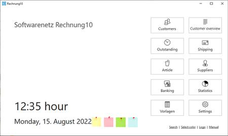 Softwarenetz Rechnung 10.08 Multilingual