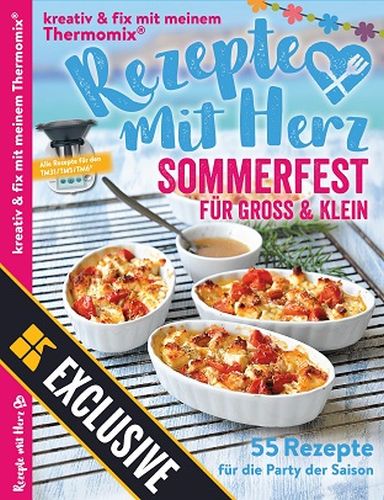 Cover: Rezepte mit Herz Magazin Exclusive Sommerfest f&uuml;r Gross und Klein 2023