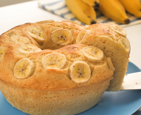 Bolo de Banana de Frigideira