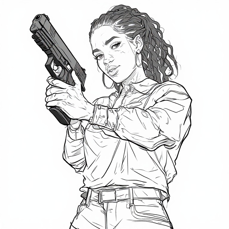 GTA-s-ebony-girl-holding-gun-L-(10)