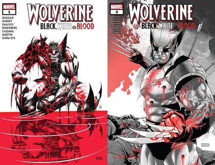 Wolverine - Black, White & Blood #1-4 (2021) Complete