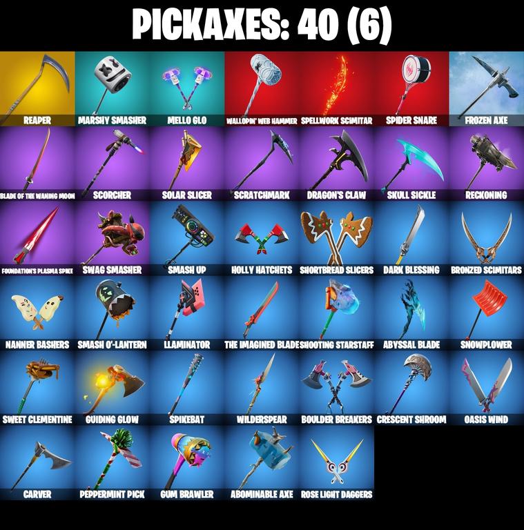 pickaxes comp