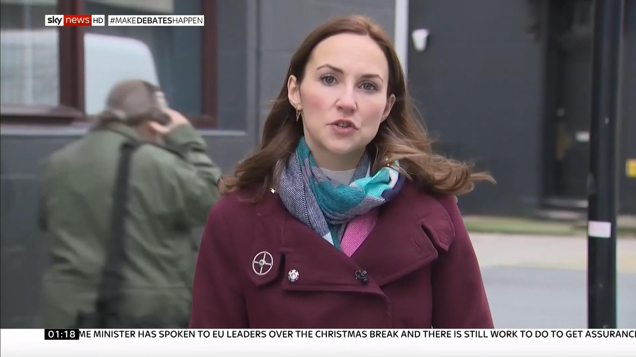 01 January - 01.00.00 - Sky News. News reports on the big storie