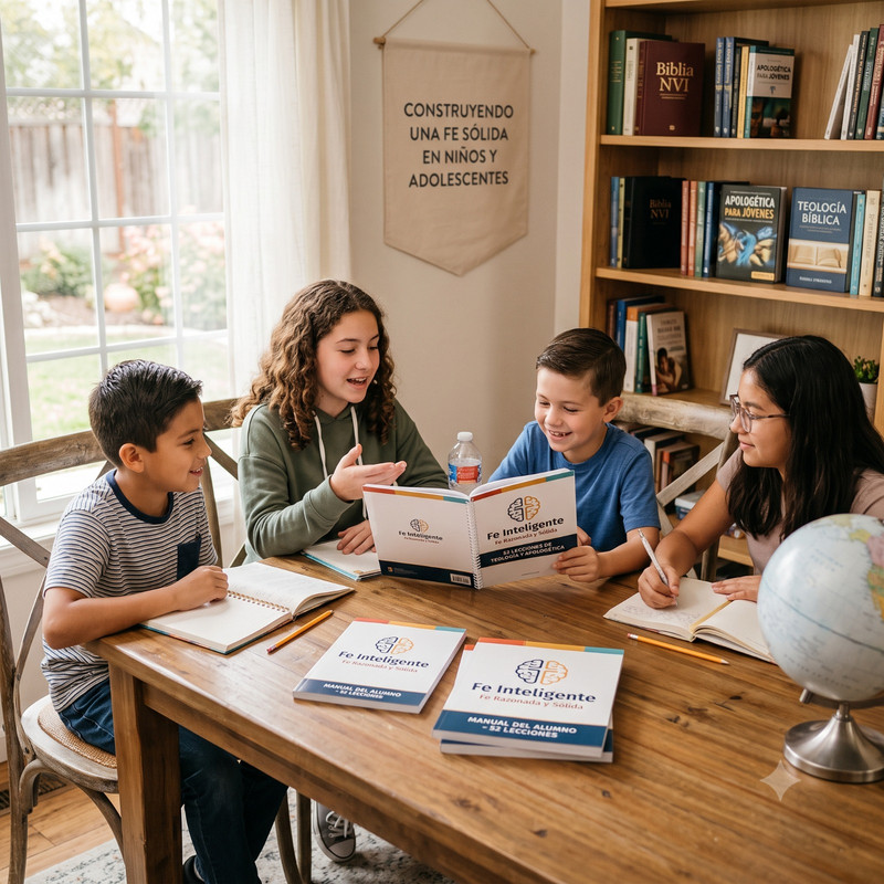 Niños estudiando Fe Inteligente