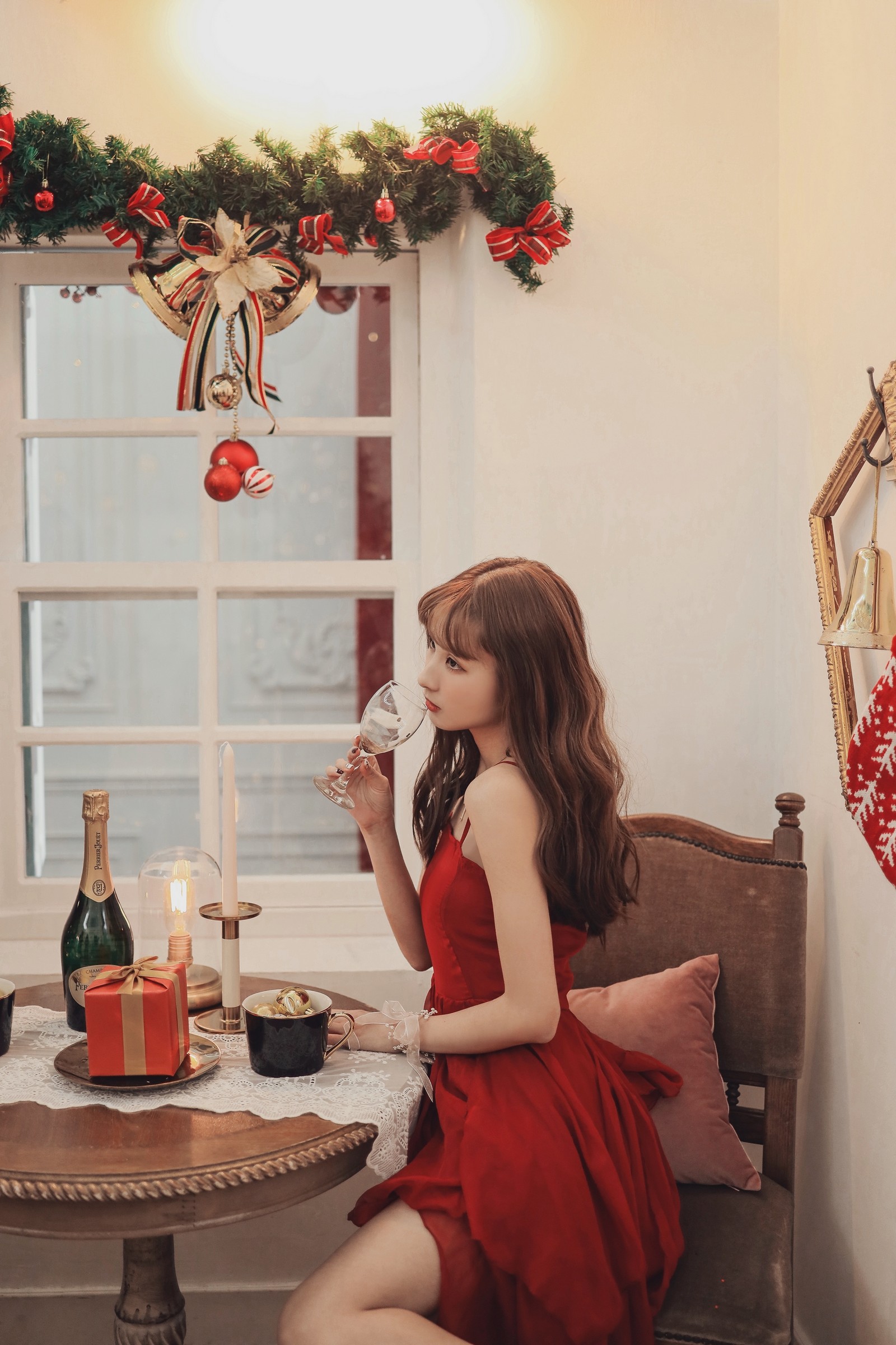 泥泥汝 圣诞主题 A 写真图集｜节日风格高清摄影（50P｜192MB）插图2