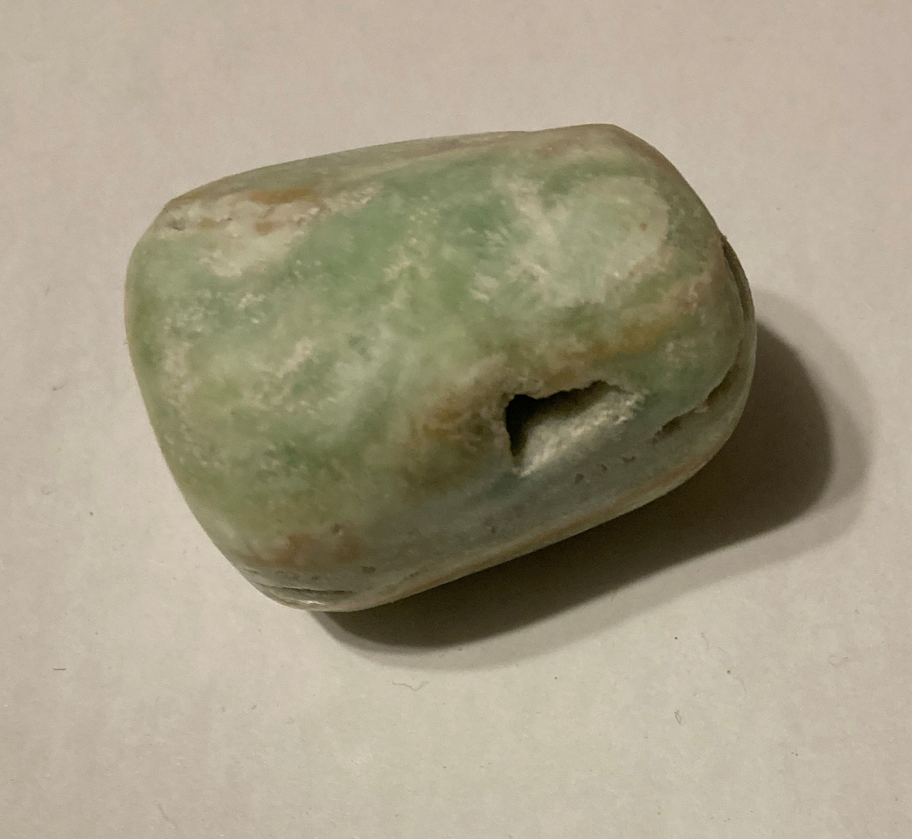 tumbled blue aragonite, information sheet