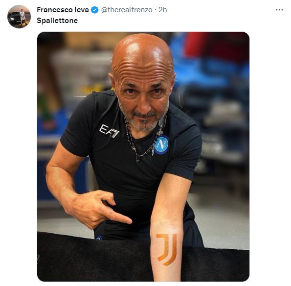 tatuaggio Juventus Spallettone