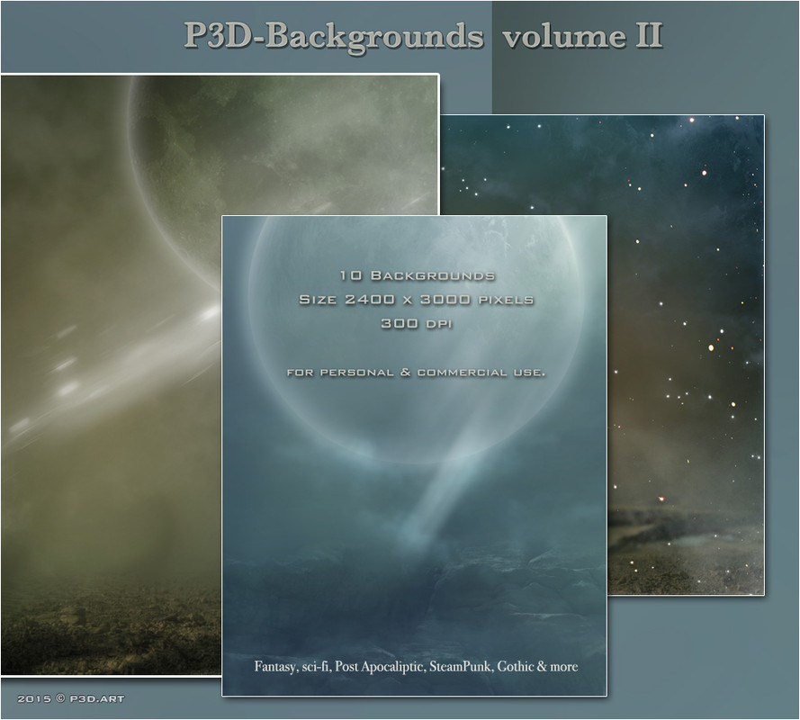 P3D Backgrounds – Volume II