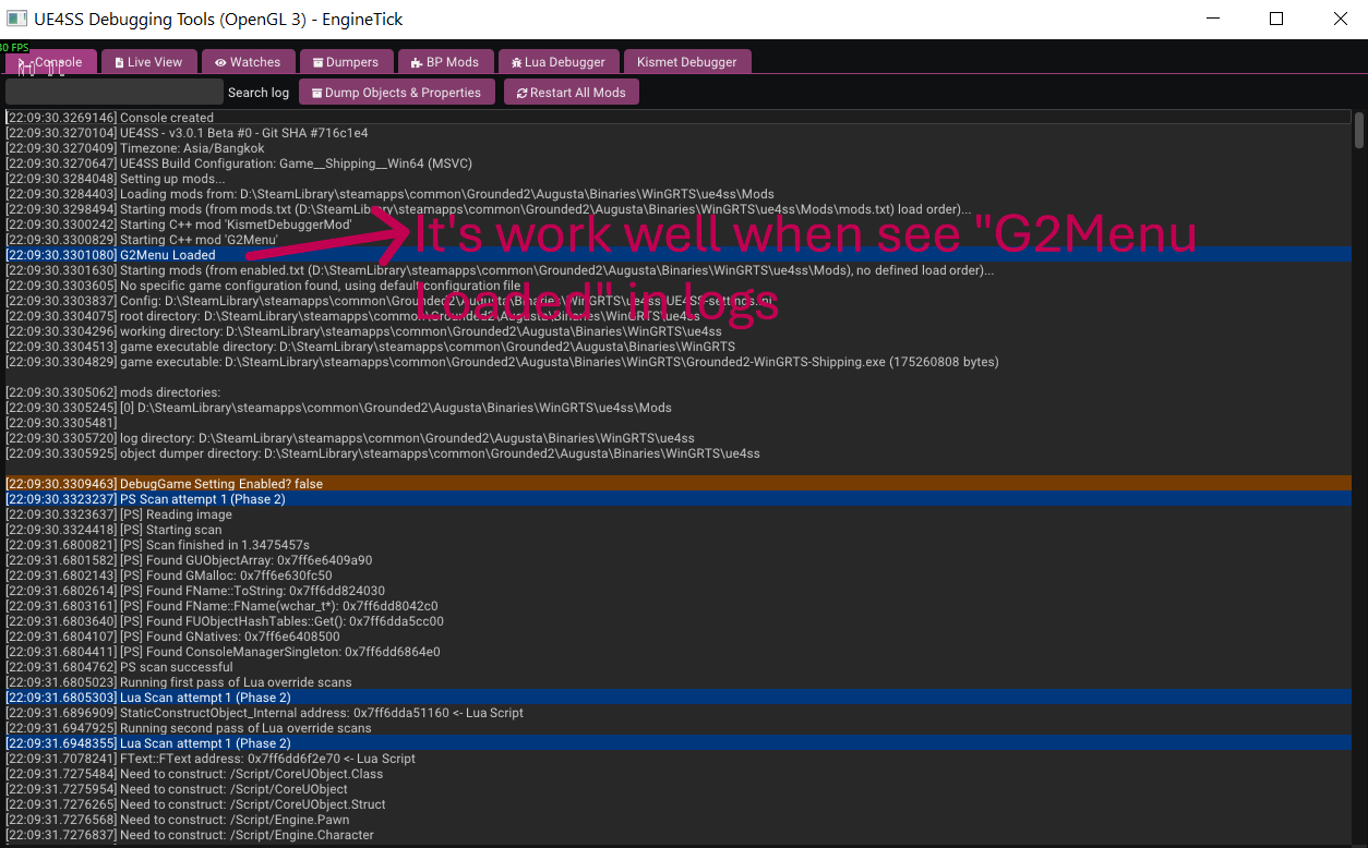 Cheat Manager and Console Unlocker at Grounded 2 Nexus - Mods and community