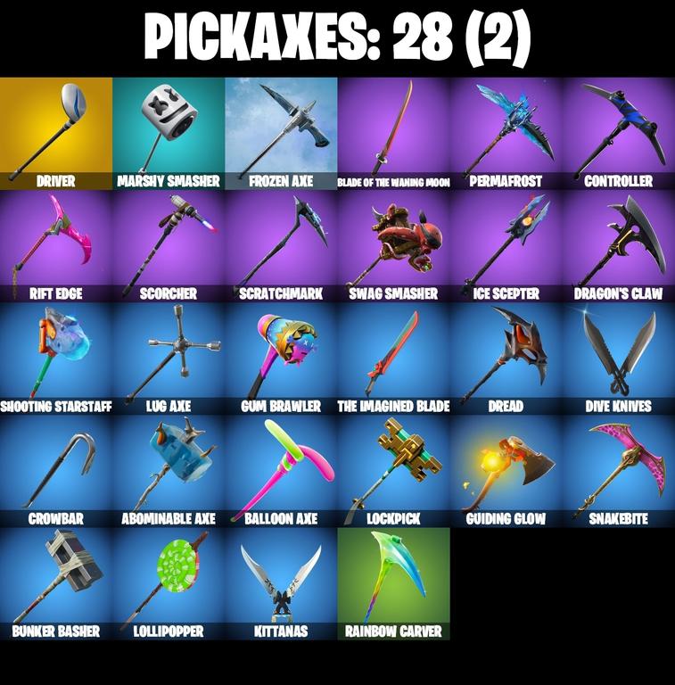 pickaxes comp