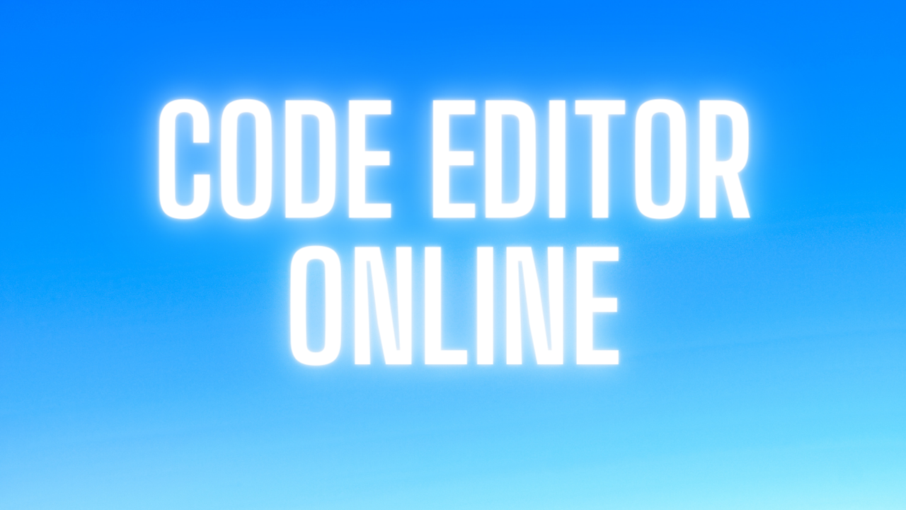HTML CODE EDITOR  