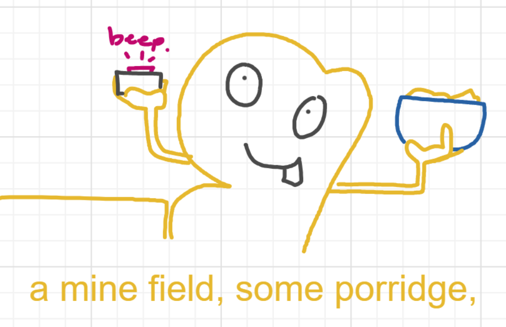 A panel from The Prime Number Few, episode eight of the Board Boards object show by Furretwalk/WalkingFurret.