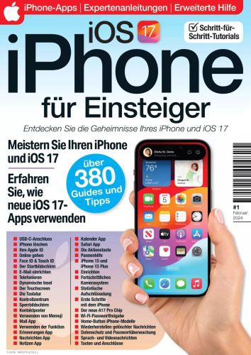 Cover: iPhone und iOs 17 für Einsteiger No 01 2024