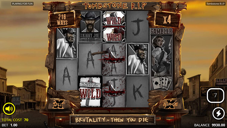 Tombstone R.I.P. - бонусный раунд