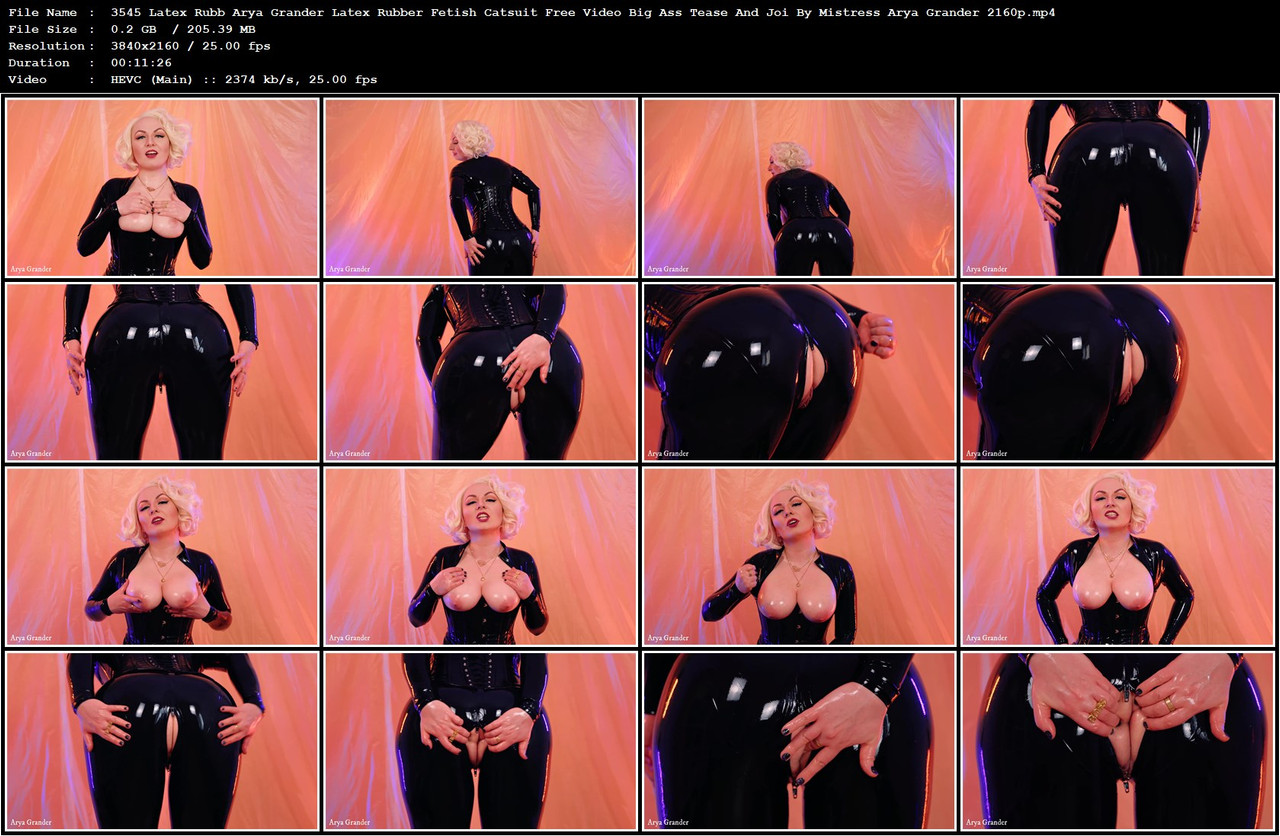 3545 Latex Rubb Arya Grander Latex Rubber Fetish Catsuit Free Video Big Ass Tease And Joi By Mistres