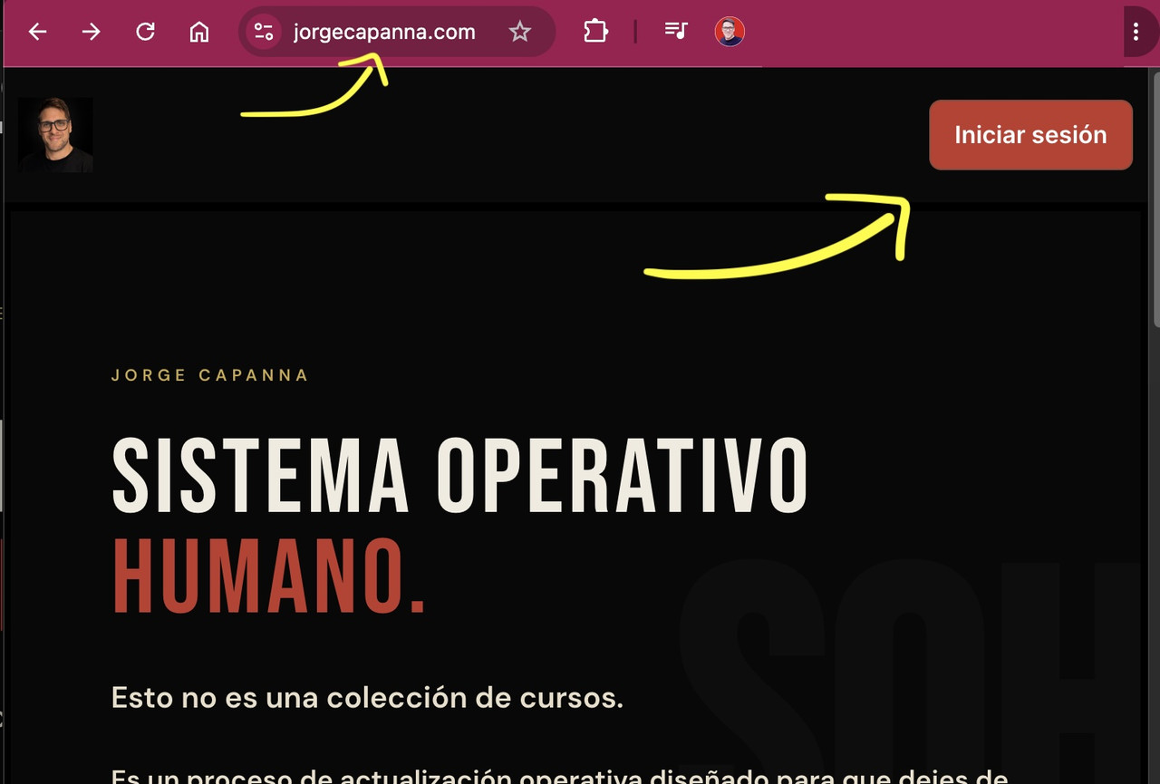Acceder a jorgecapanna.com