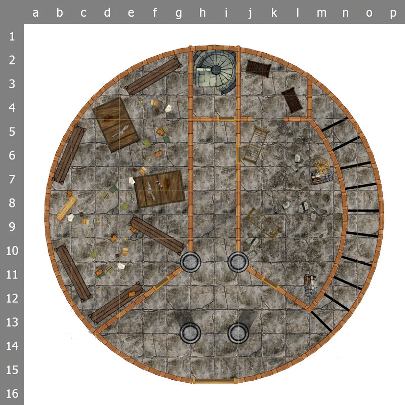 fort arego dungeons ground floor