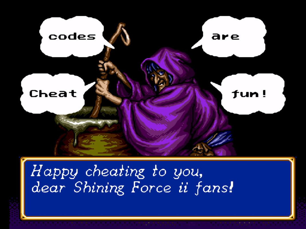 Collection of SF2 Cheat Codes - Shining Force Central