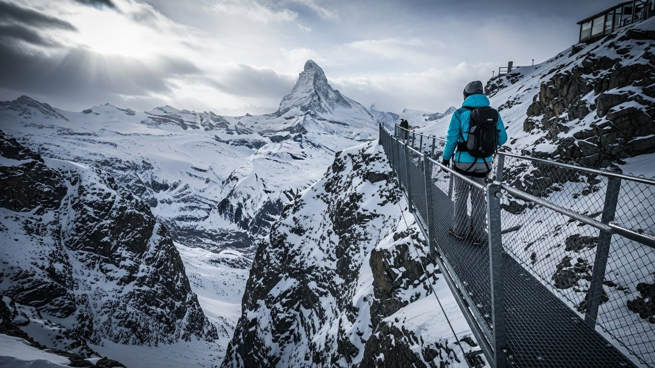 Matterhorn ao entardecer