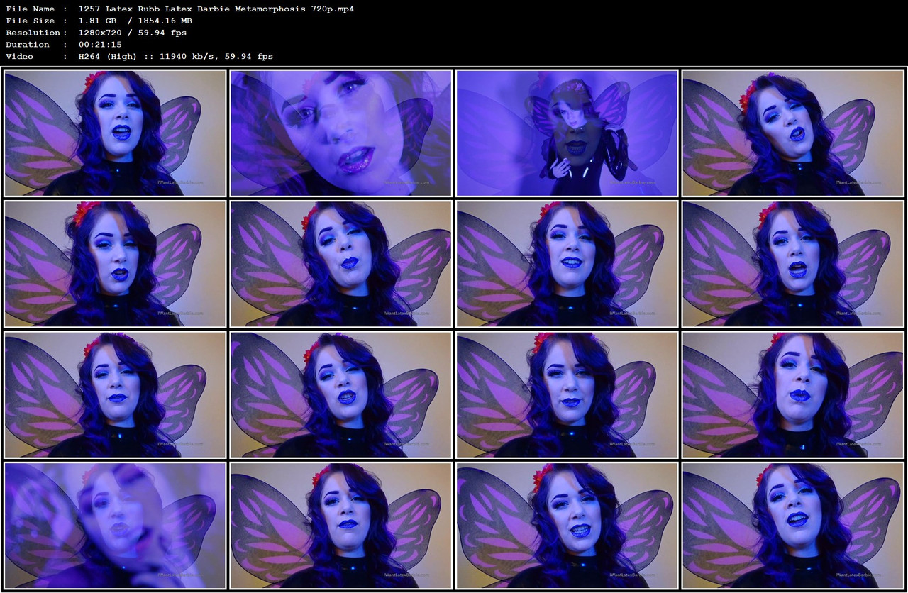 1257 Latex Rubb Latex Barbie Metamorphosis 720p mp4