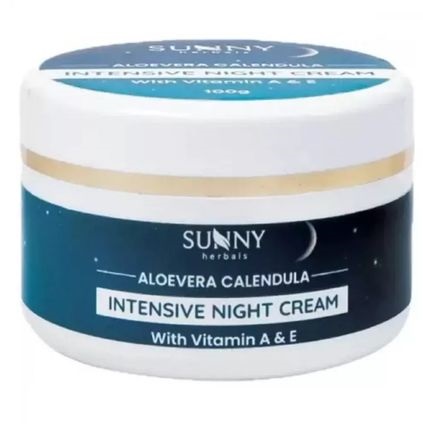 Bakson Sunny Herbals Aloevera Calendula Intensive Night Cream (100g)