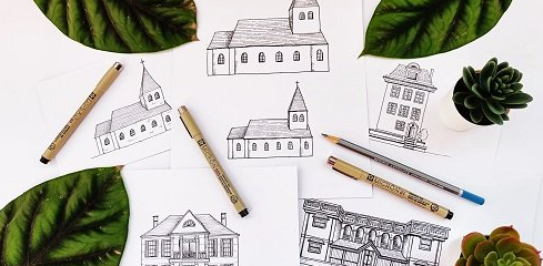 Introduction to Architectural Doodles – How to draw Buildings