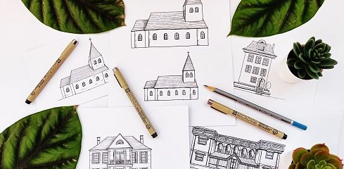 Introduction to Architectural Doodles - How to draw Buildings