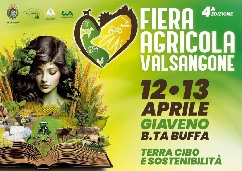 Fiera Agricola Valsangone, sabato 12 e domenica 13 aprile a Giaveno (To) Fiera Agricola Valsangone, sabato 12 e domenica 13 aprile a Giaveno (To)