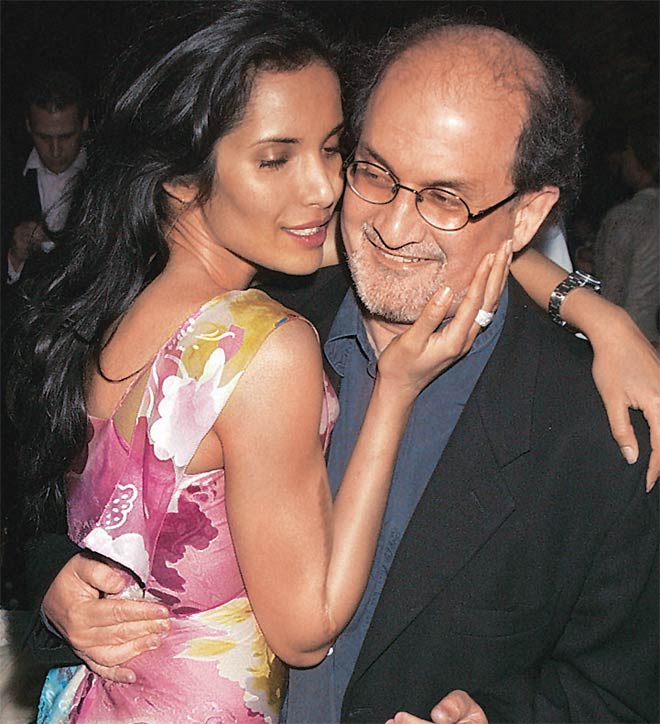 Lakshmi and Salman Rushdie