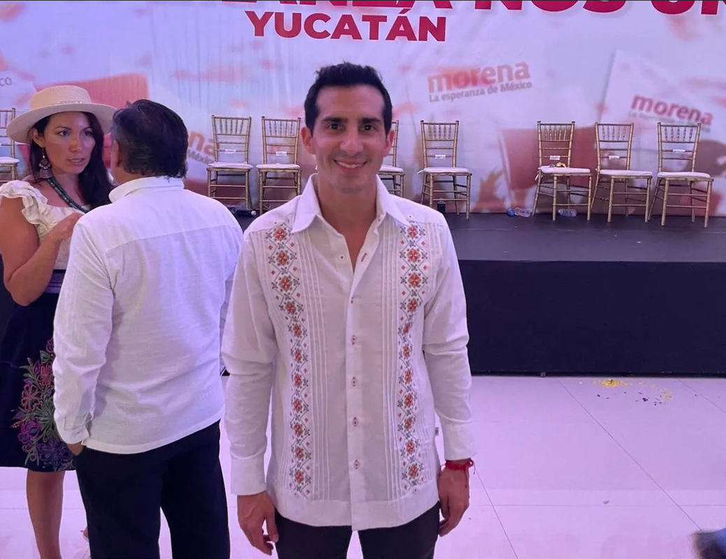 Morena designa a Rommel Pacheco como precandidato único a la alcaldía de Mérida