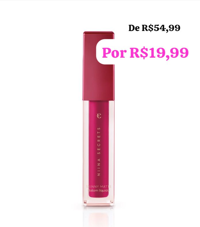 Batom Líquido Niina Secrets Skinny Matte
