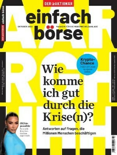 Cover: Der Aktionär einfach börse Magazin No 10 Oktober 2022