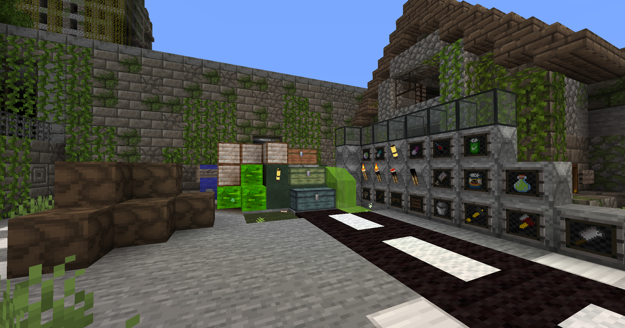 Blocks, items, medicine, food…