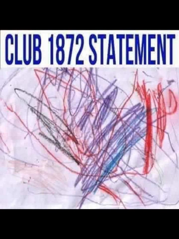 Club 1872 Statement