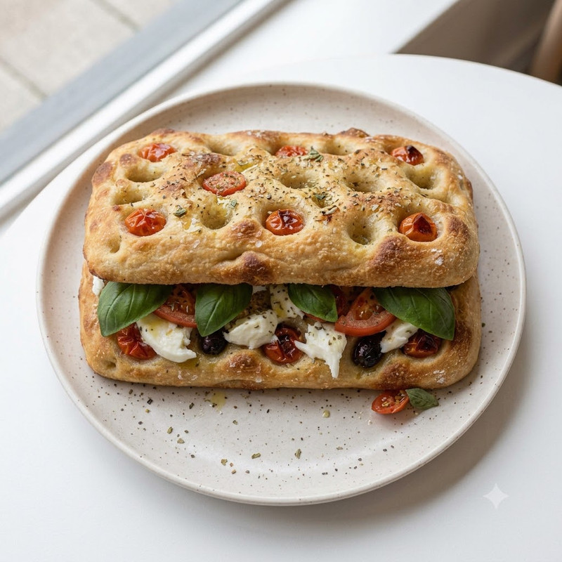 Focaccia Caprese