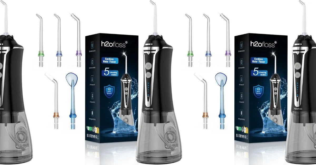 Elevate Your Oral Hygiene Routine: Portable Water Dental Flosser for .99 Elevate Your Oral Hygiene Routine: Portable Water Dental Flosser for .99