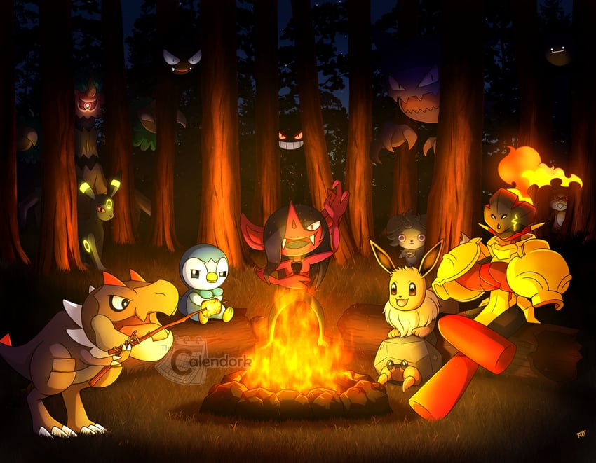 eevee-piplup-umbreon-gengar-ditto-and-10