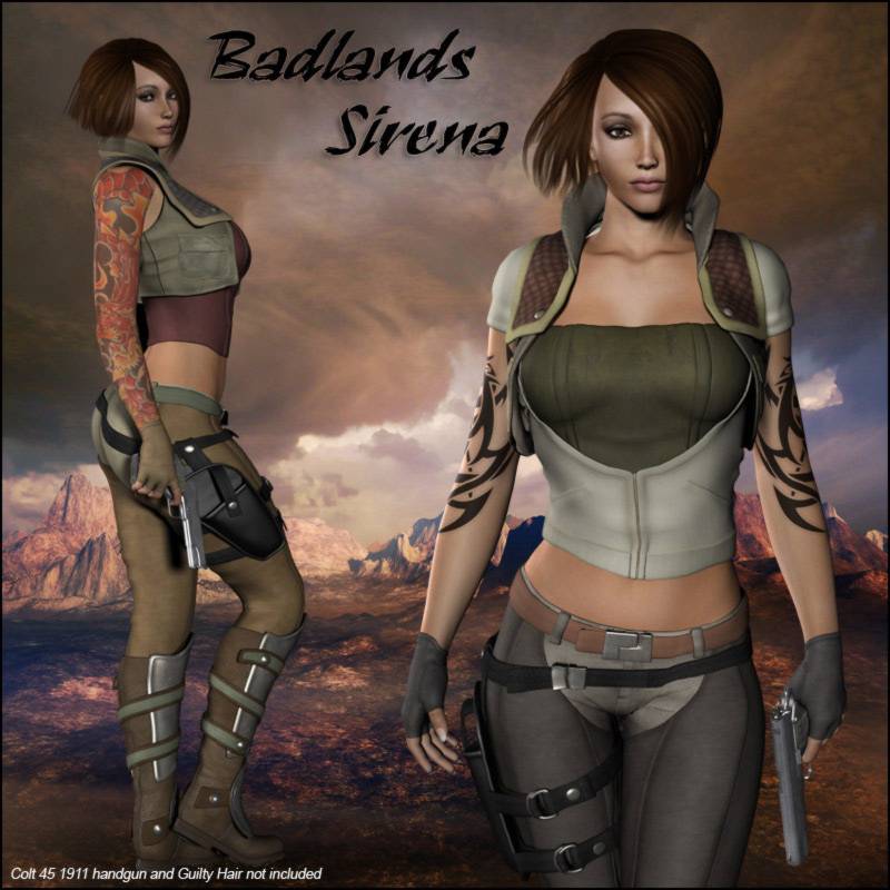 Badlands Sirena For V4 [Repost] + MORE Textures add-on