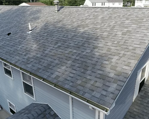 Two story roof replacement