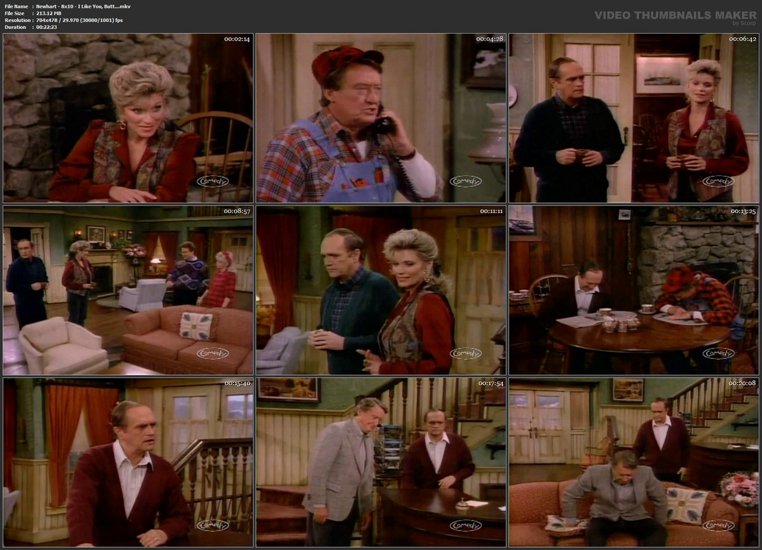 Newhart - 8x10 - I Like You, Butt....mkv
