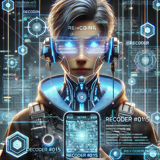Recoder #0115 is a visionary hero in the RAM virtual world.