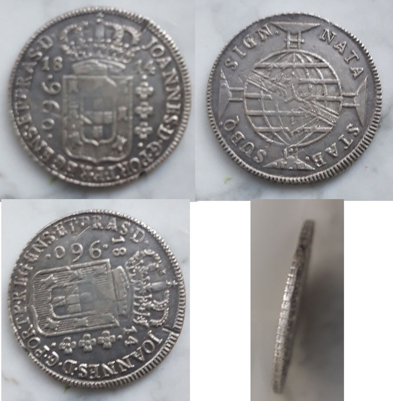 960 Reis 1814. Joao VI. Brasil. 20190301-172822
