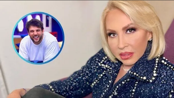 Tras haberlo humillado, Laura Bozzo posa muy contenta junto a Nicola Porcella