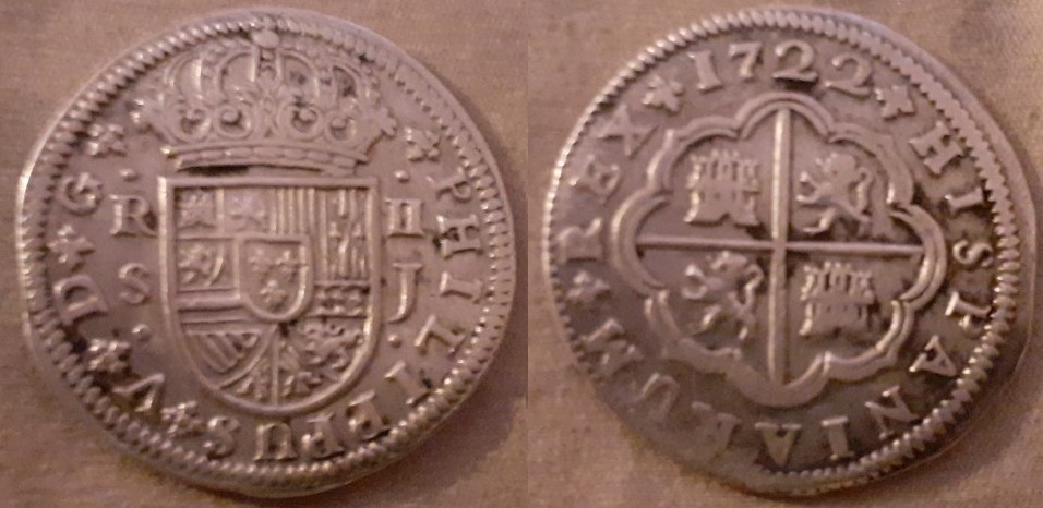 2 reales de Felipe V, Sevilla, 1722 Felipev1