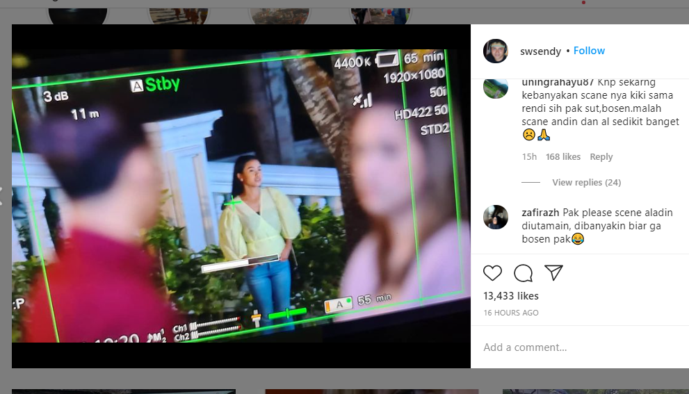 Unggahan sutradara Ikatan Cinta, Sendy Wibowo yang banjir protes penonton